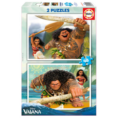 Puzzle Vaiana Moana Disney 2x48pzs